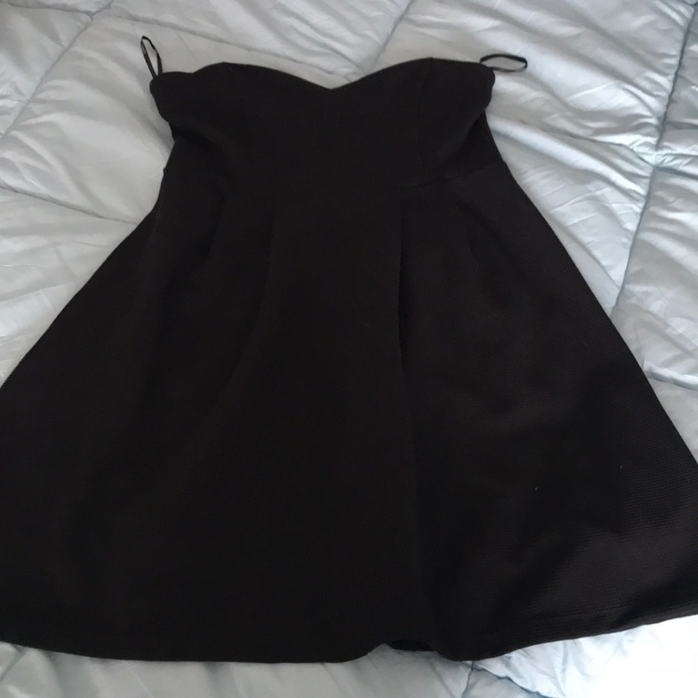 Black strapless dress forever 21